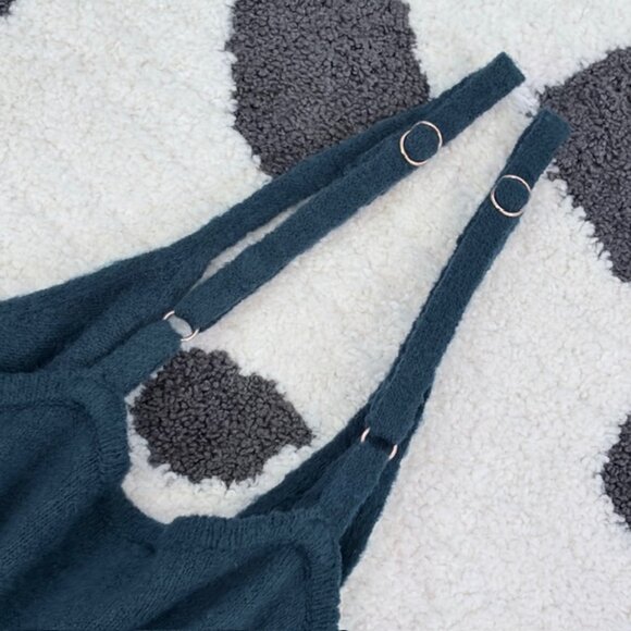 NWT Savage x Fenty Womens Large Fluff It Up Slip Fuzzy Sweater Nightie Dress - Picture 6 of 12